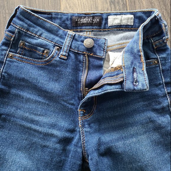 Aero High Waist Skinny Jeggings 000S - Picture 7 of 14